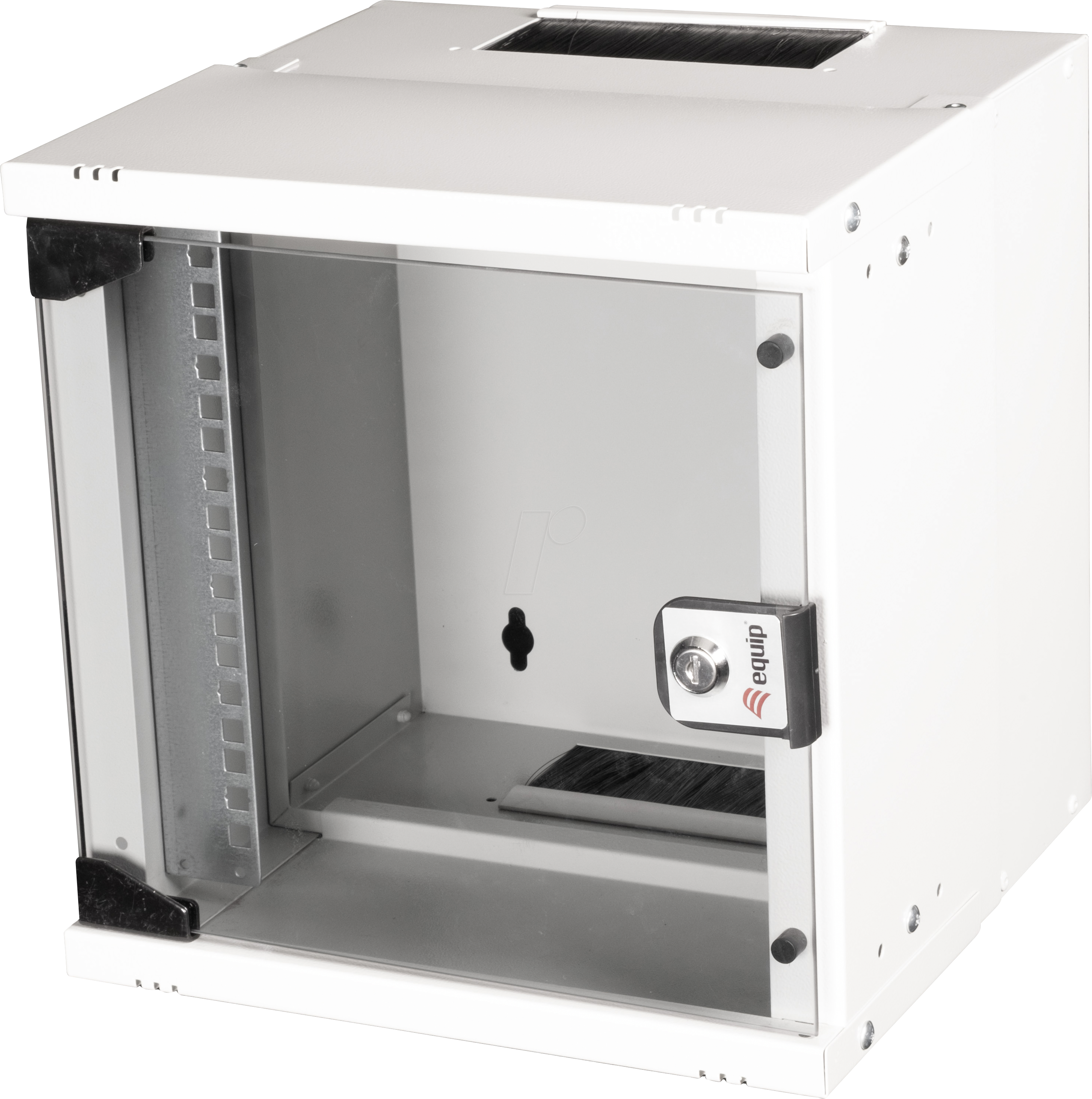 EQUIP EWM063030G - 10'' Netzwerkschrank, 6 HE, Flatpack, grau