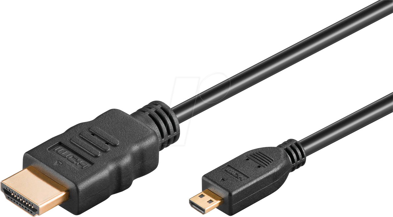 GOOBAY 53787 - High Speed Micro HDMI™ Kabel mit Ethernet (4K/60Hz), 5,0 m