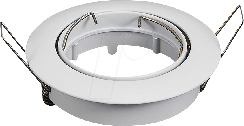 VT-3587 - Deckeneinbauring, weiß, rund, schwenkbar