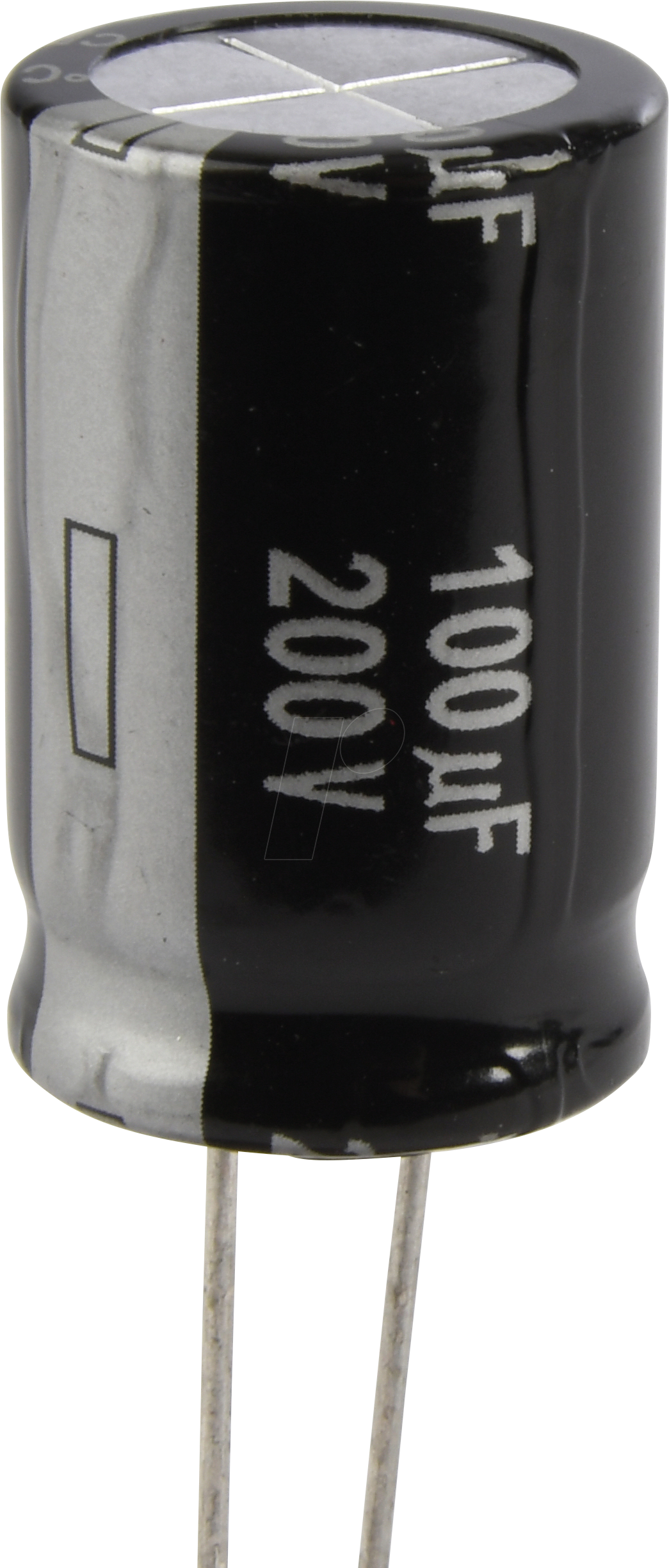 EE-A 100U 200 - Elko, radial, 100µF, 200V, RM7,5, 105°C, 5000h, 20%