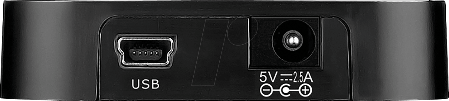 Thumbnail - D-LINK DUB H4 - USB 2.0 4-Port Hub mit Netzteil, schwarz