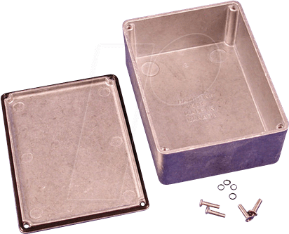 1590DE - Alugehäuse, 1590 DE, 200,2 x 120,2 x 64,3 mm, aluminium