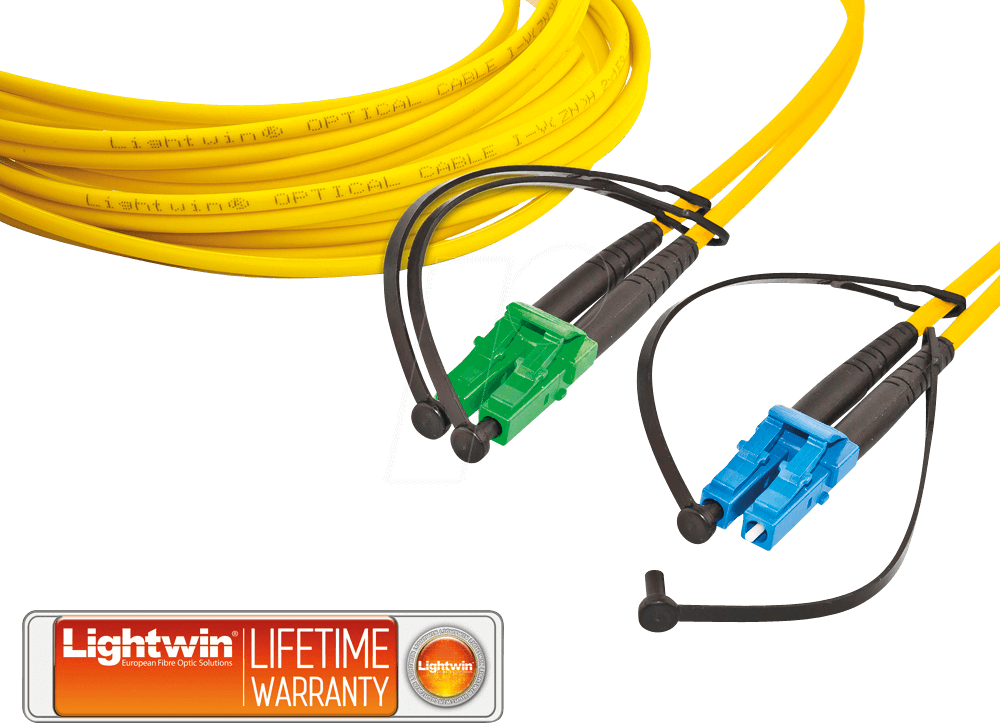 Thumbnail - LDP-09 LCA-LC3 - Duplex LWL Patchkabel, SM OS2, LC/APC - LC, 3 m