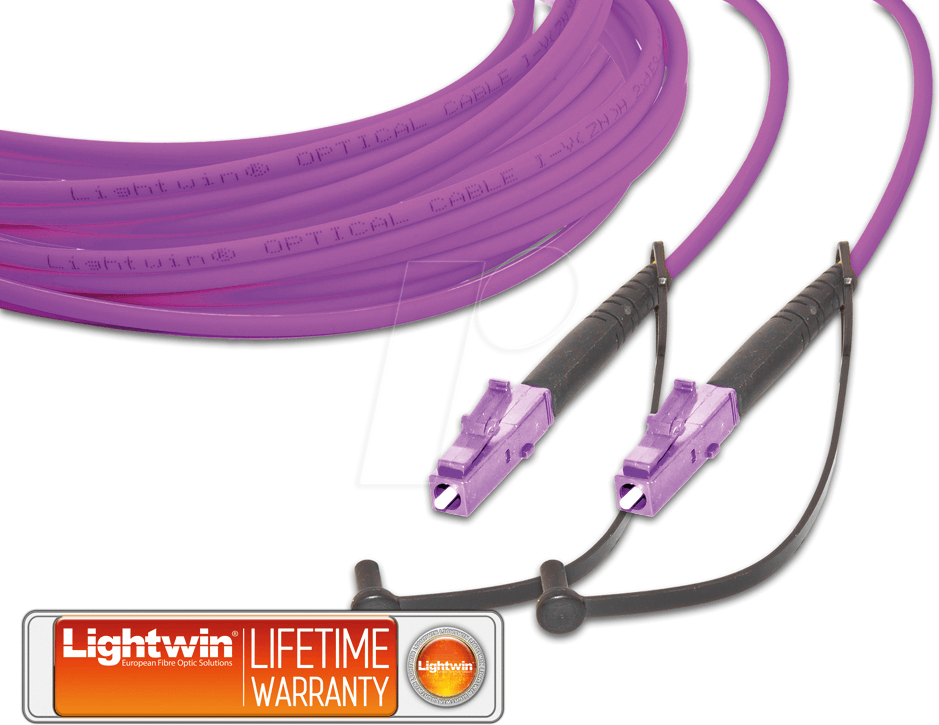 LSP-50 LC-LC2OM4 - Simplex LWL Patchkabel, MM OM4, LC - LC, 2 m