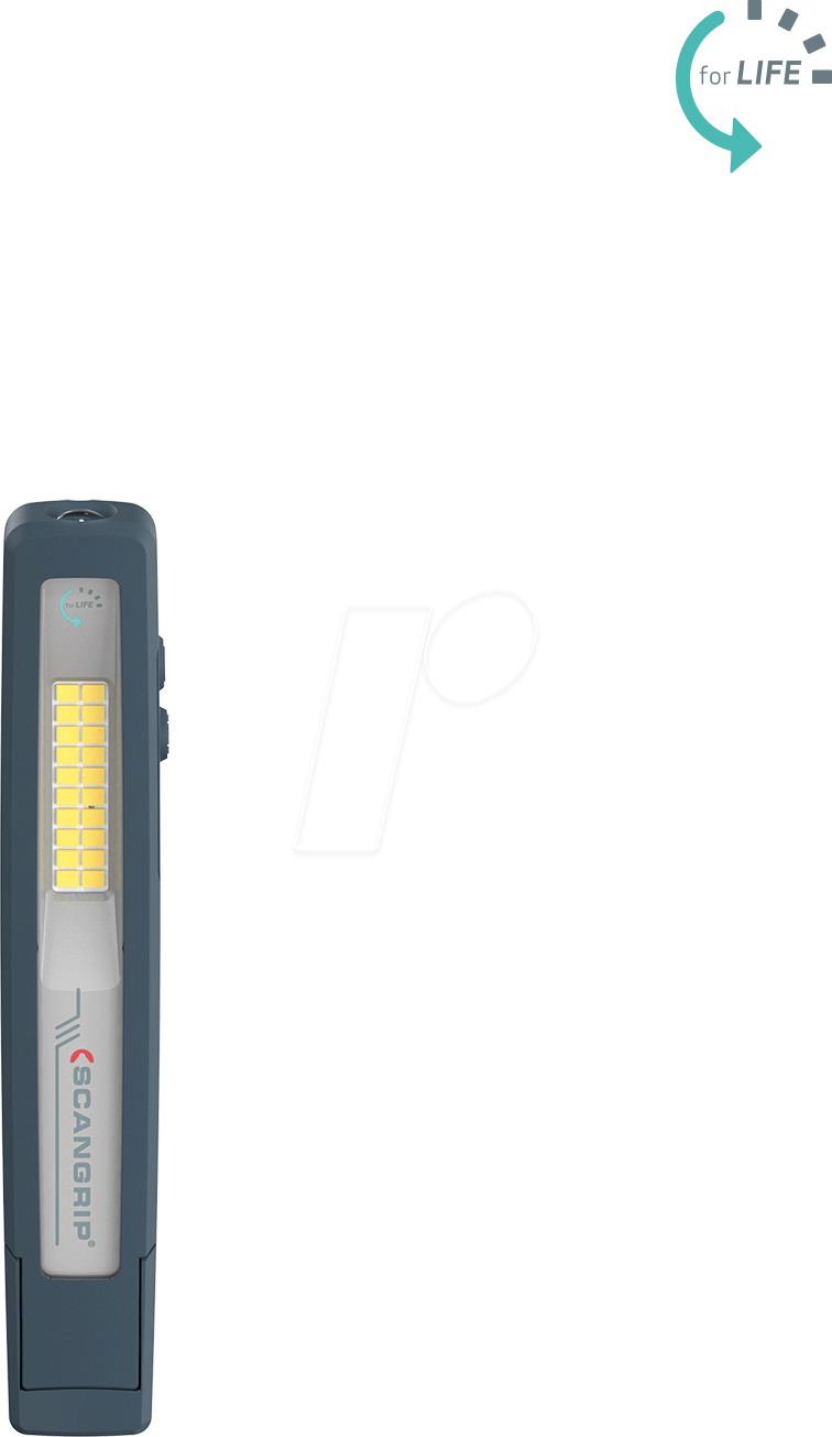 Thumbnail - SCANGRIP 03.6209 - LED-Arbeitsleuchte UNIPEN, 500 lm, 2in1, Akku