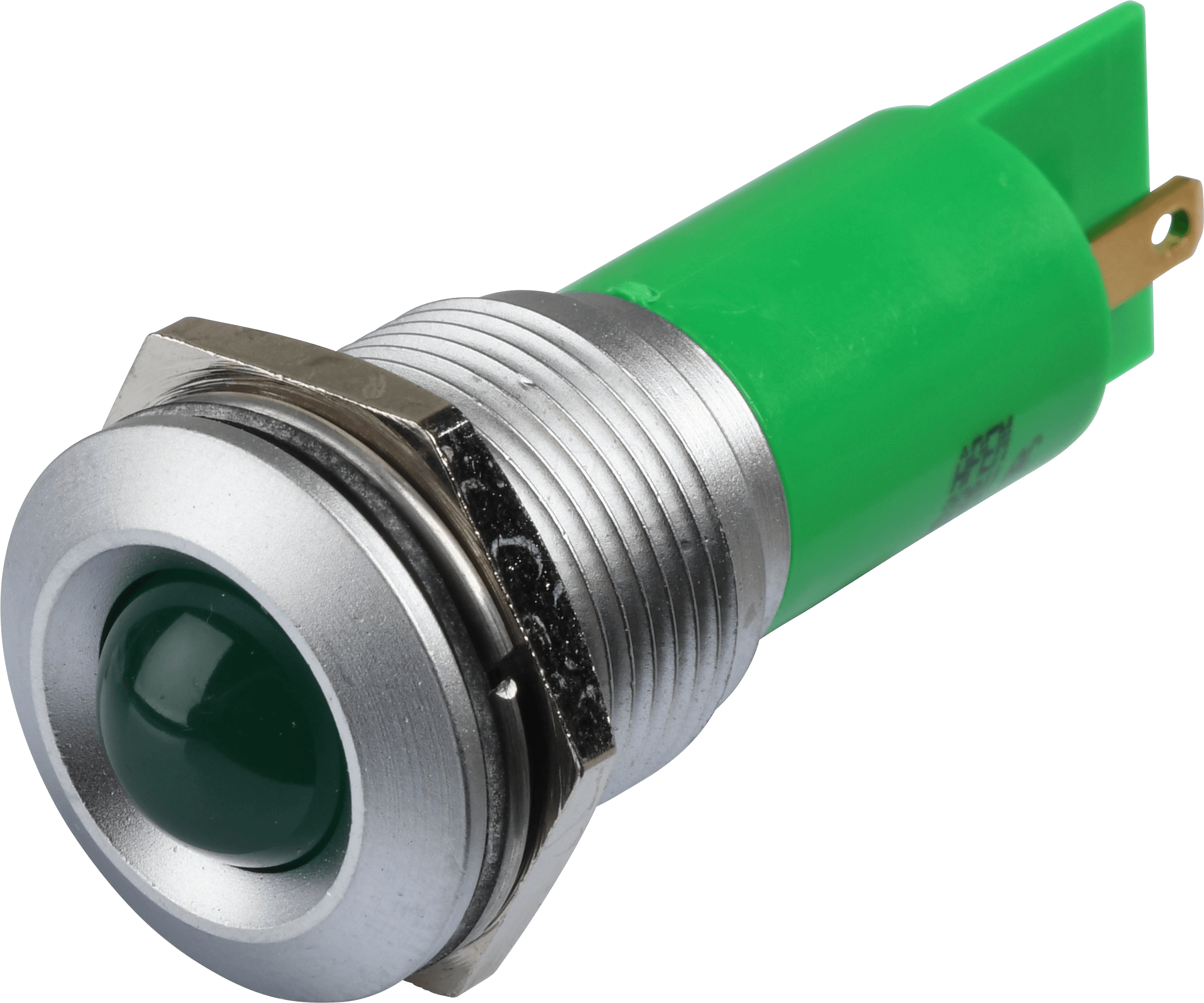 Thumbnail - APM Q16P1G G220E - LED-Signalleuchte, grün, 220 V, Ø 16 mm, vorstehend, FASTON