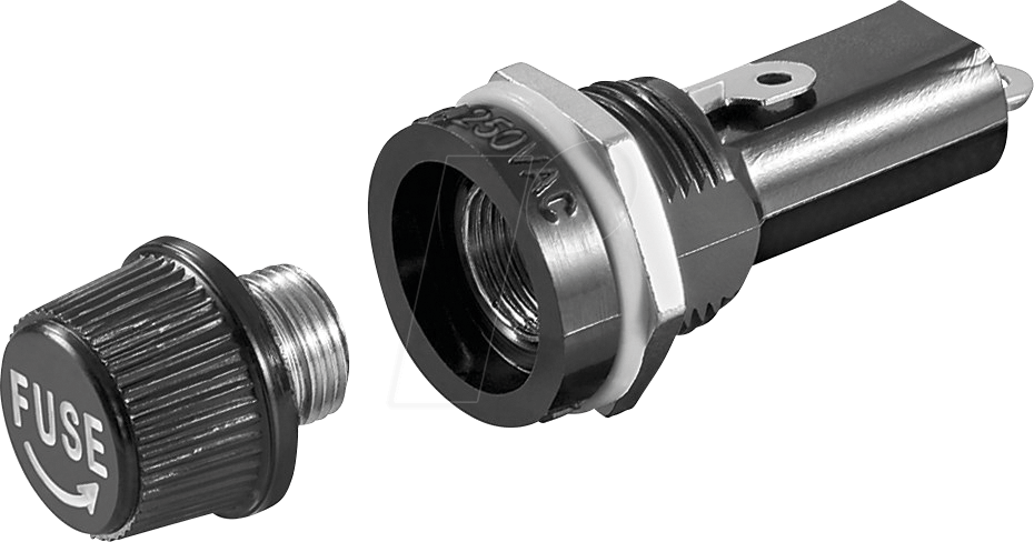 PL 126001 - Sicherungshalter, 5x20mm, max. 10A / 250V