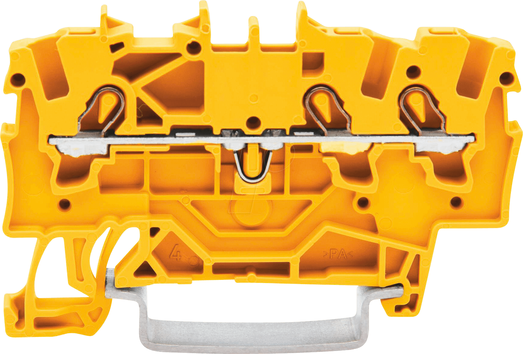 WAGO 2001-1306 - Durchgangsklemme, 3-Leiter, Ø 0,25 - 1,5 mm