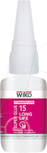 WIKO SG15LL 20 - Sekundenkleber, Super Glue 15LL, schnell aushärtend, 20 g