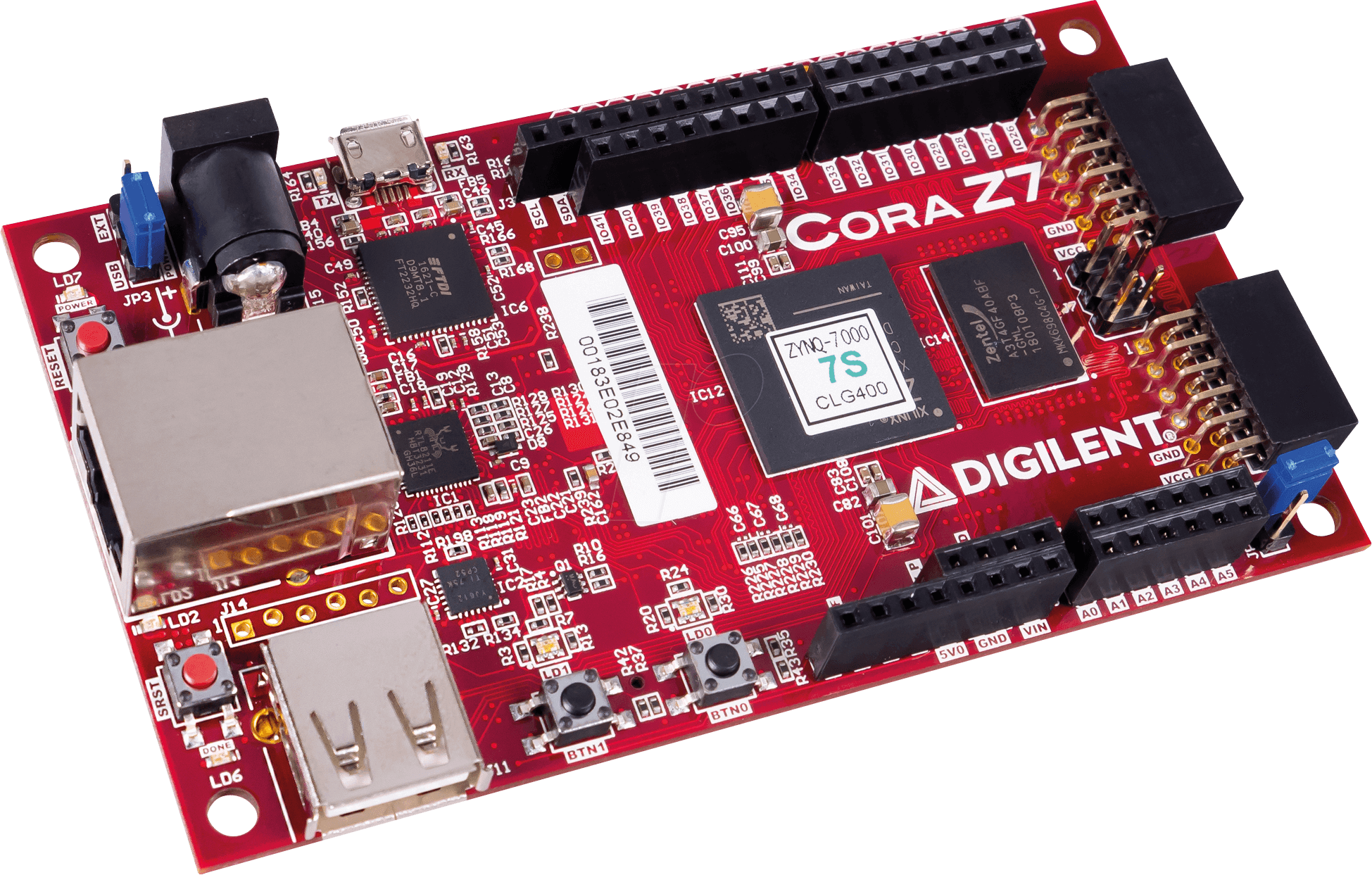 DIGIL 410-370 - Entwicklungsboard Cora Z7: Zynq-7000 Single Kern, Z7-07S