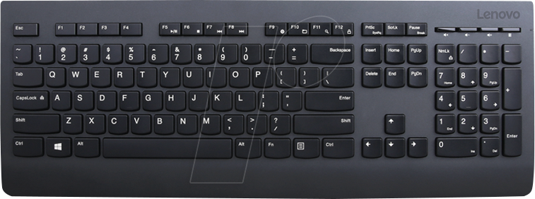 Thumbnail - LENOVO 30H56854 - Tastatur, Funk, schwarz