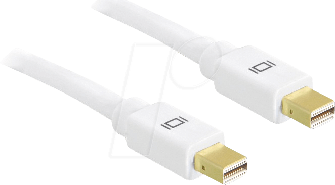 DELOCK 82794 - DisplayPort Kabel, mini DisplayPort 1.2 Stecker, 4K, 1 m, weiß
