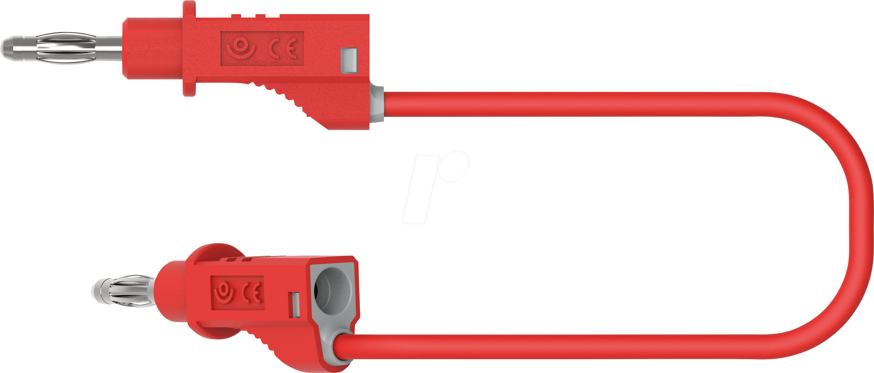 Thumbnail - PJP 2112-150R - Messleitung, 1,0 mm², 1,5 m, rot, stapelbar
