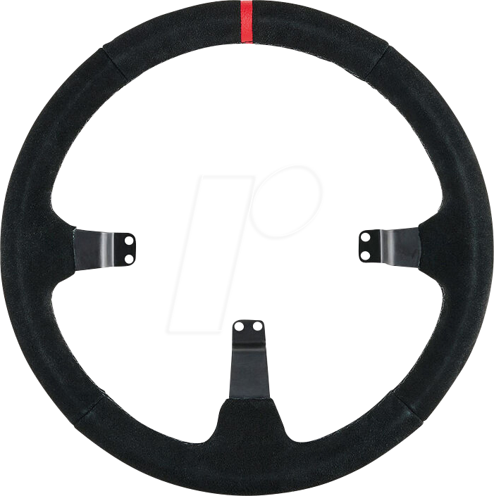 ASE 035-0035029 - Asetek GT Rim, gewölbt, 340 mm - schwarz, wildleder