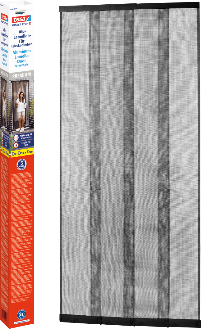 TESA 55298 - tesa® Insektenschutz Lamellentür, anthrazit