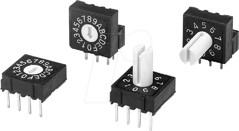 OMR A6R-161RF - Dreh-Codierschalter, 16-polig