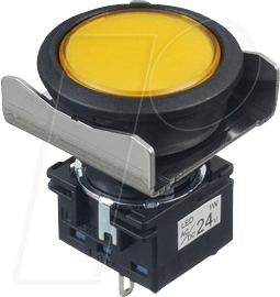 ID LB6LM1T64Y - Beleuchteter Einbautaster LB, 22 mm , 2 CO