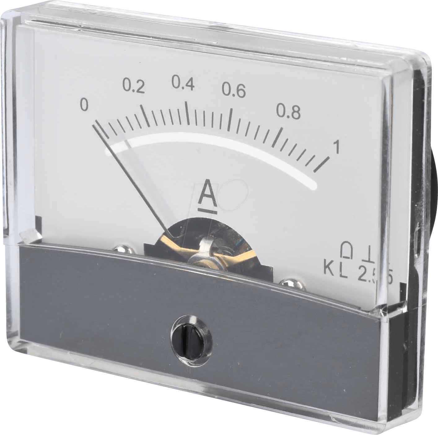 PM 2-1A - Drehspul-Messwerk, 1 A, 60x47 mm
