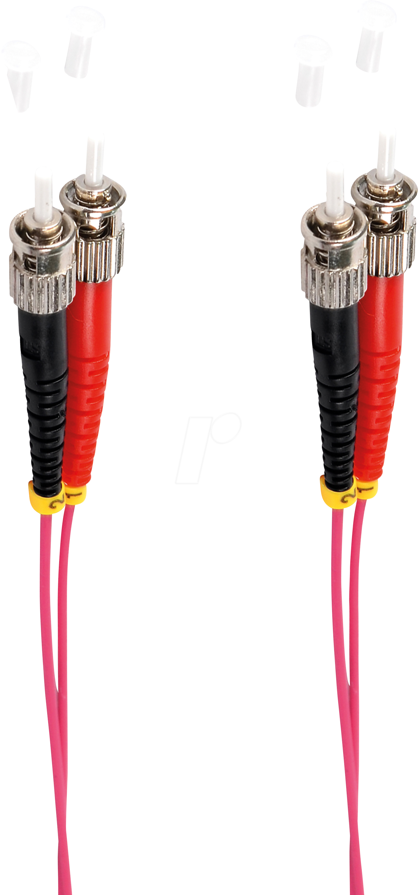 SHVP BS77902/4 - Duplex Patchkabel ST/ST 50/125µ, OM4 violett, 2 m