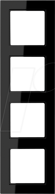 JG A5584 BF SW - Rahmen 4-fach, schwarz A 5584 BF