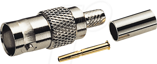 UG 89U-C62 - BNC-Crimp-Kupplung für RG 62, 93 Ohm