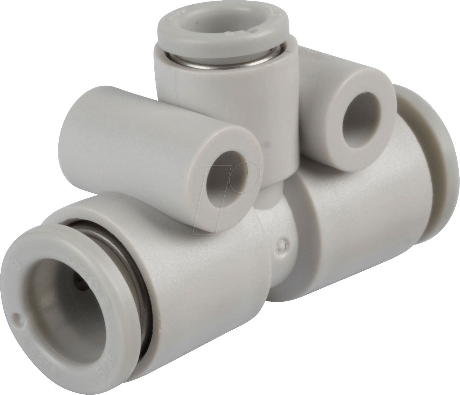 KQ2T08-06A - T-Steckverbindung, 2x Ø 8 mm 1x Ø 6 mm