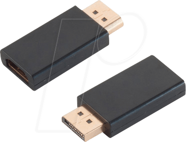 Thumbnail - SHVP BS77403 - DisplayPort Adapter, DP Stecker auf HDMI Buchse