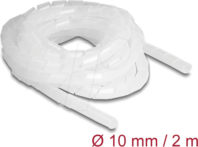 Thumbnail - DELOCK 19025 - Spiralschlauch flexibel 2 m x 10 mm transparent