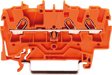 WAGO 2001-1302 - Durchgangsklemme, 3-Leiter, Ø 0,25 - 1,5 mm
