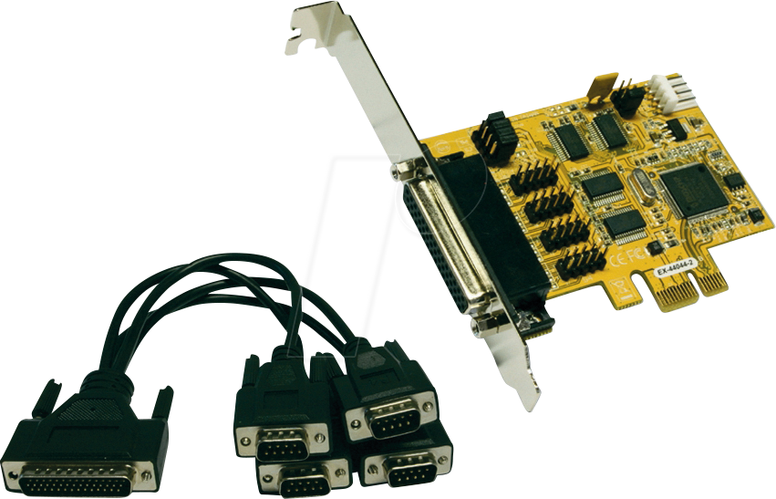 EXSYS EX-44044-2 - PCI Express Karte zu 4x RS-232
