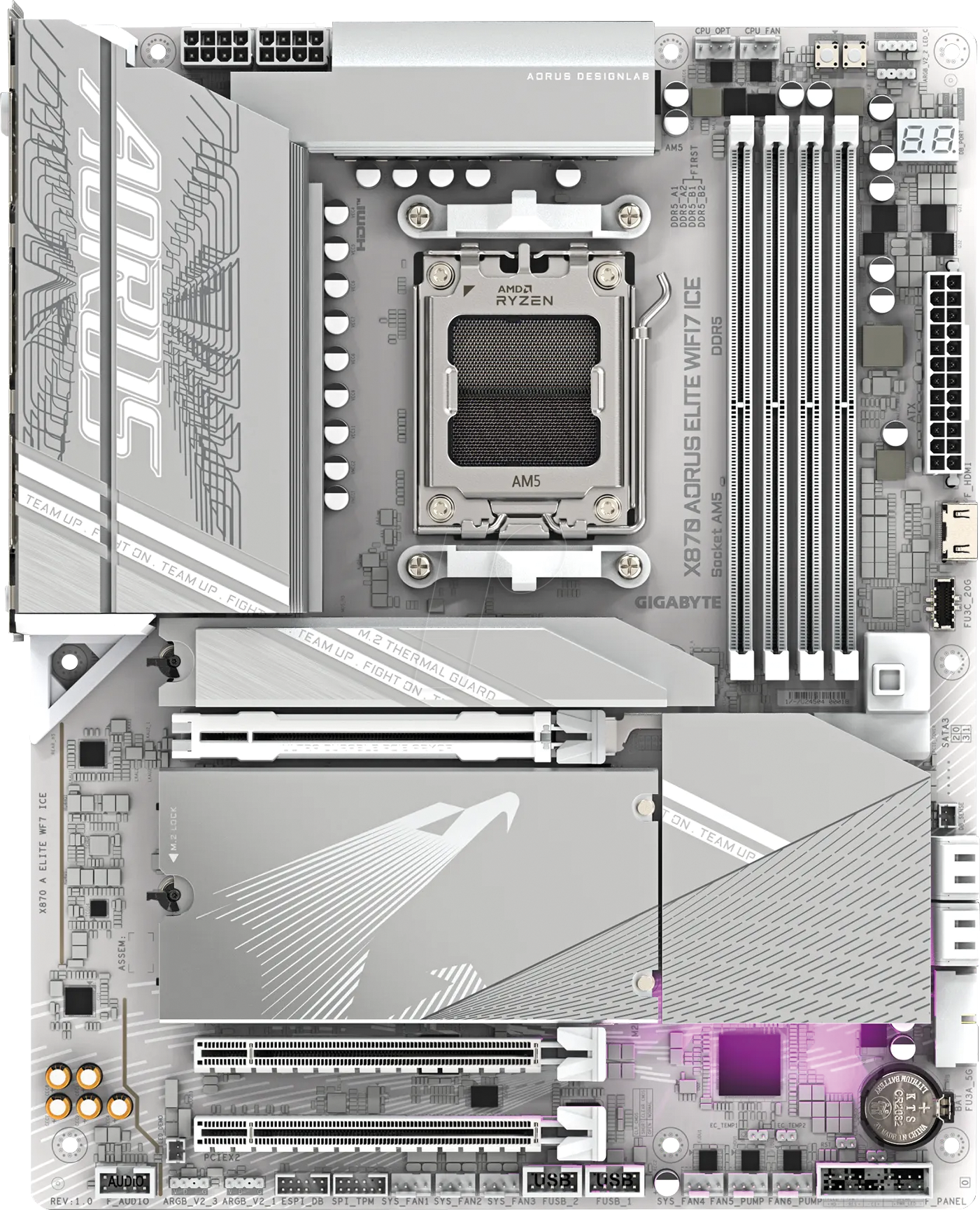 Thumbnail - GA X870 64682 - GIGABYTE X870 A ELITE WF7 ICE (AM5)