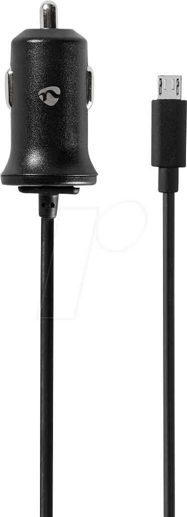Thumbnail - N CCHAM240ABK - USB-Ladegerät, 5 V, 2,4 A, Kfz, Micro-USB, schwarz