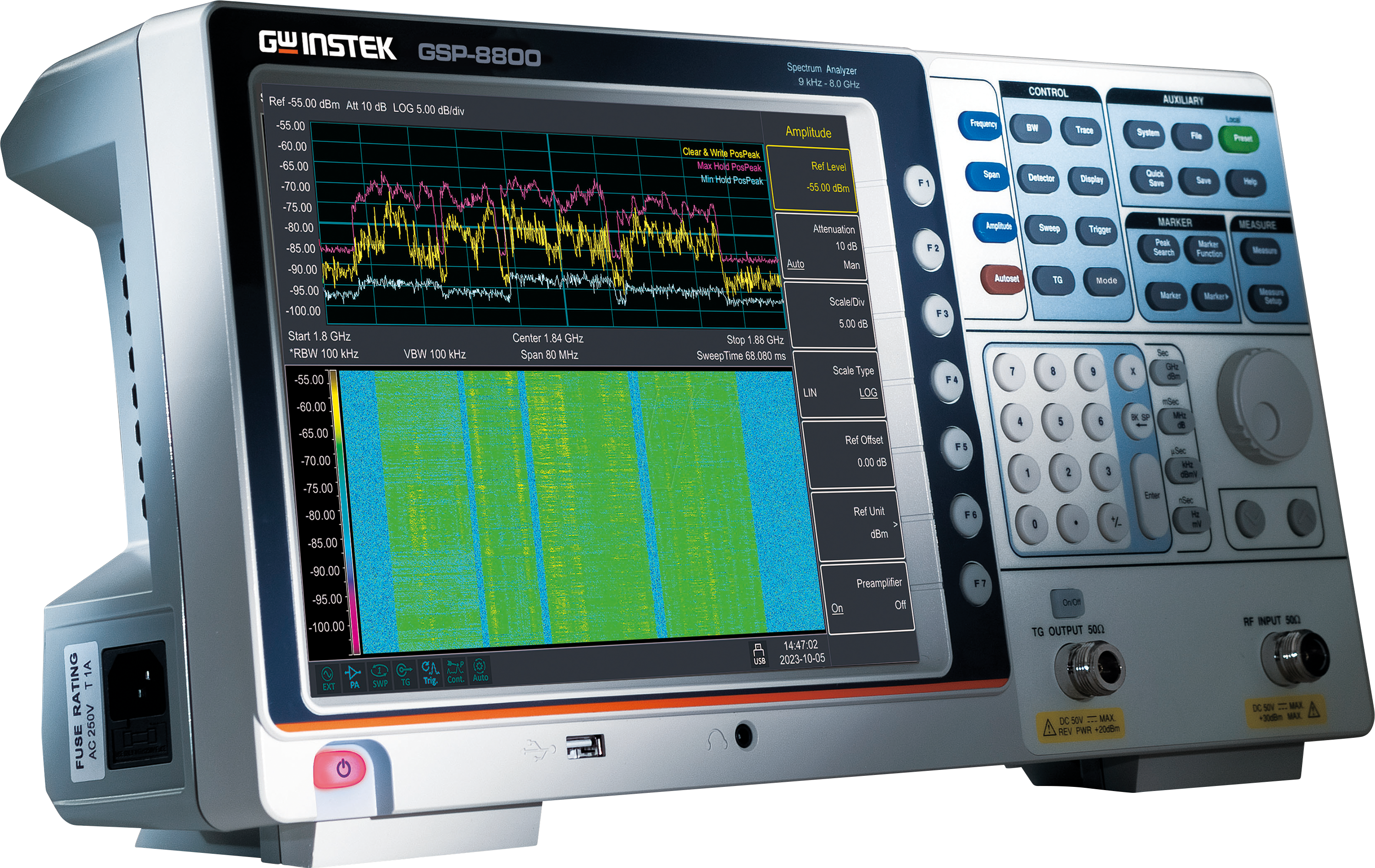 GSP-8800TG - Spektrumanalysator GSP-8800TG, 8000 MHz, TG