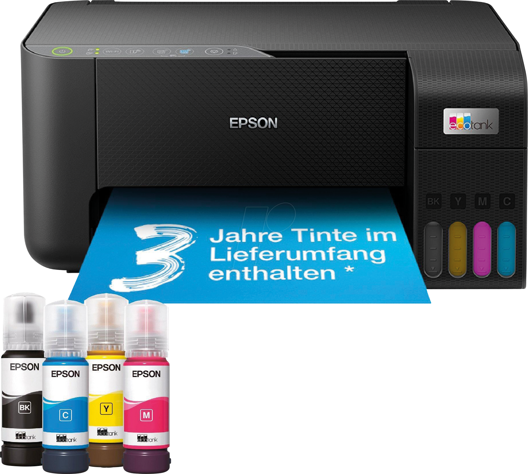 EPSON ET-2860 - Drucker, EcoTank, 3in1, WiFi/WLAN, Duplex, inkl. UHG
