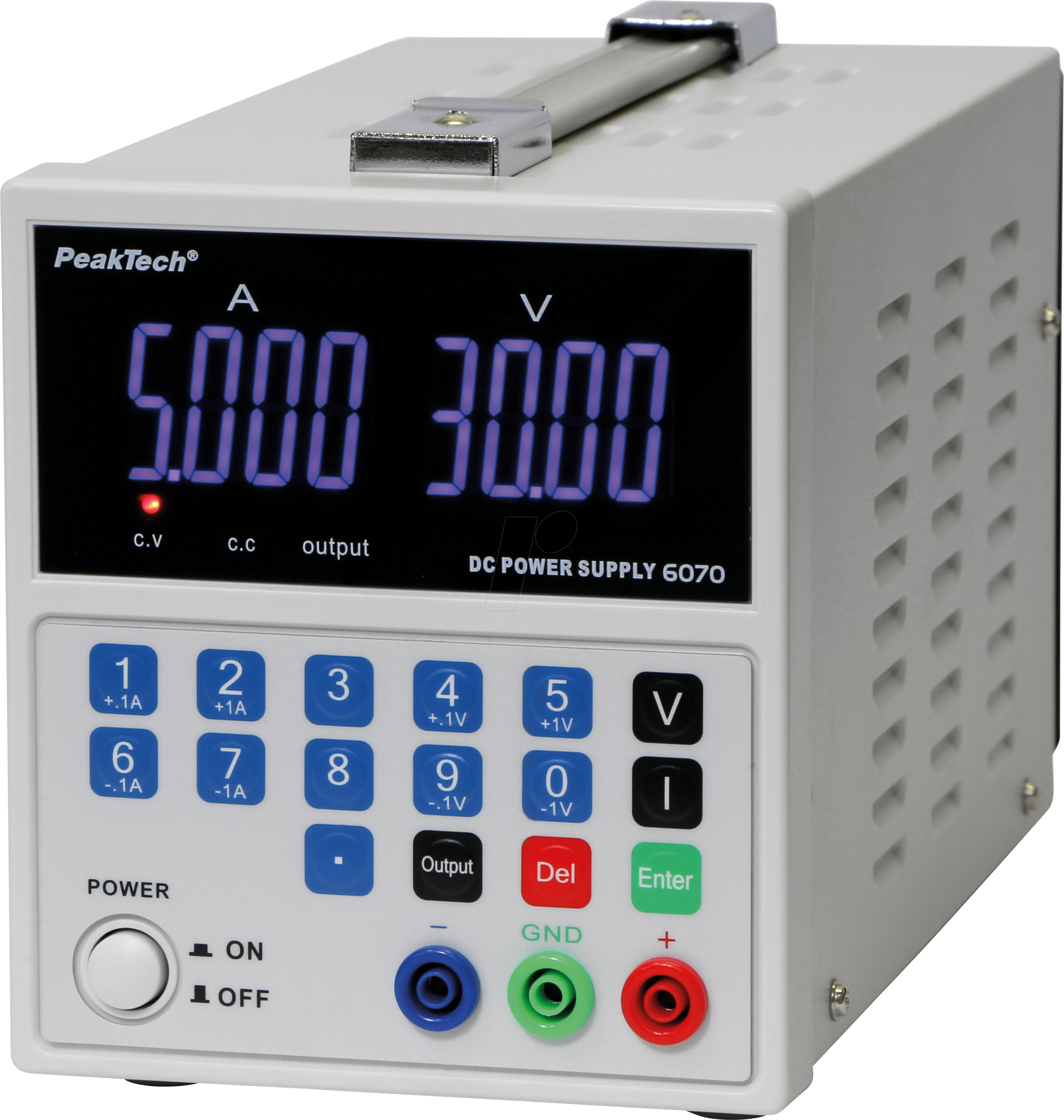 PEAKTECH 6070 - Labornetzgerät, 0 - 30 V, 0 - 5 A, stabilisiert
