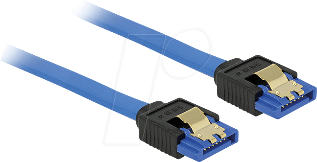 DELOCK 84977 - SATA 6 Gb/s Buchse gerade > SATA Buchse, gerade 20 cm blau