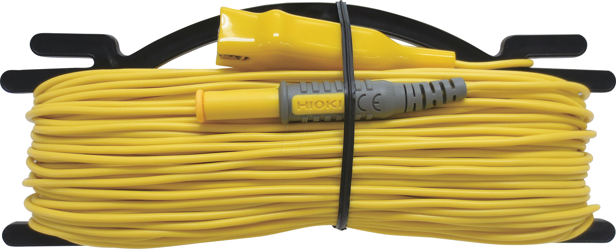 HIOKI L9843-51 - Erdungsmesskabel, 4 mm, gelb, 50 m, mit Kabelhaspel