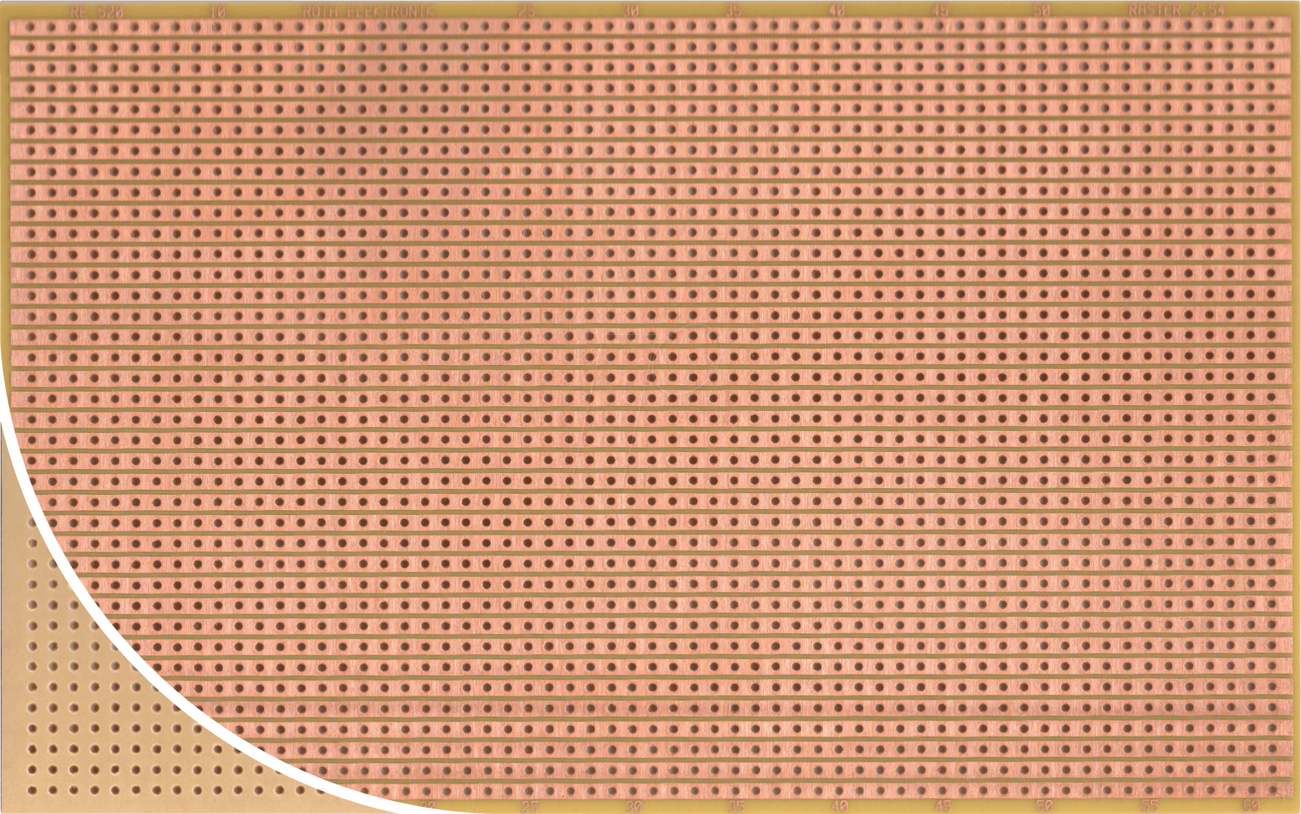RE 520HP - Laborkarte FR2 RM 2,54 mm Streifen