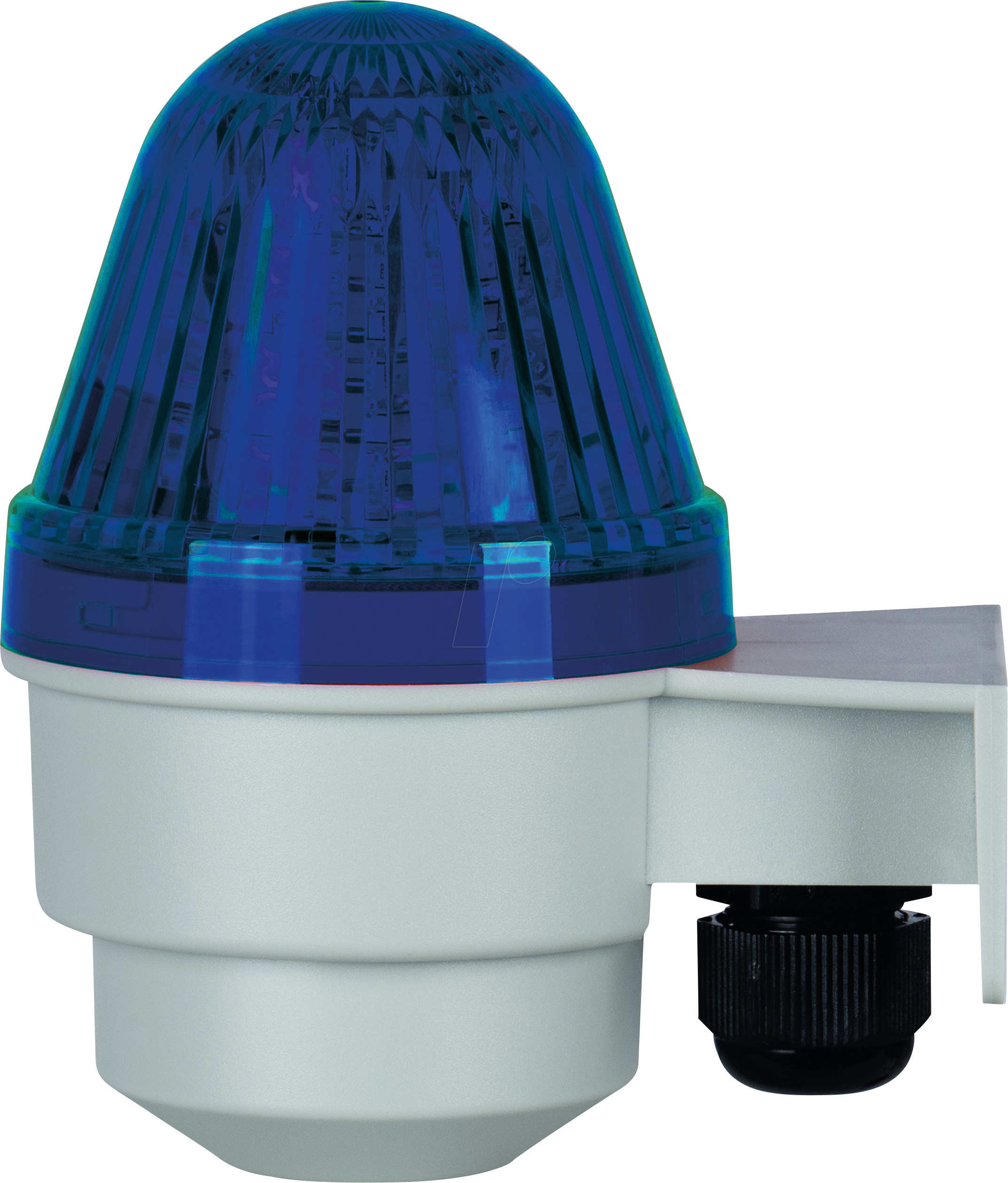 COBLHP582G230BL - Kleinhupe, grau, blaue Linse, 230V AC