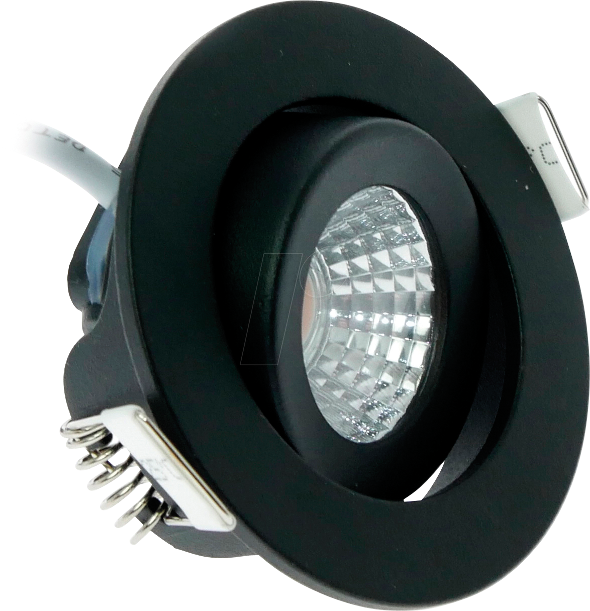 ECO-DIM 10060 - LED Einbaustrahler, dimmbar, 5 W, 450 lm, 2000-3000 K, schwarz