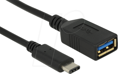 DELOCK 65634 - USB 5 Gb/s Kabel, C Stecker auf USB A Buchse, 15 cm