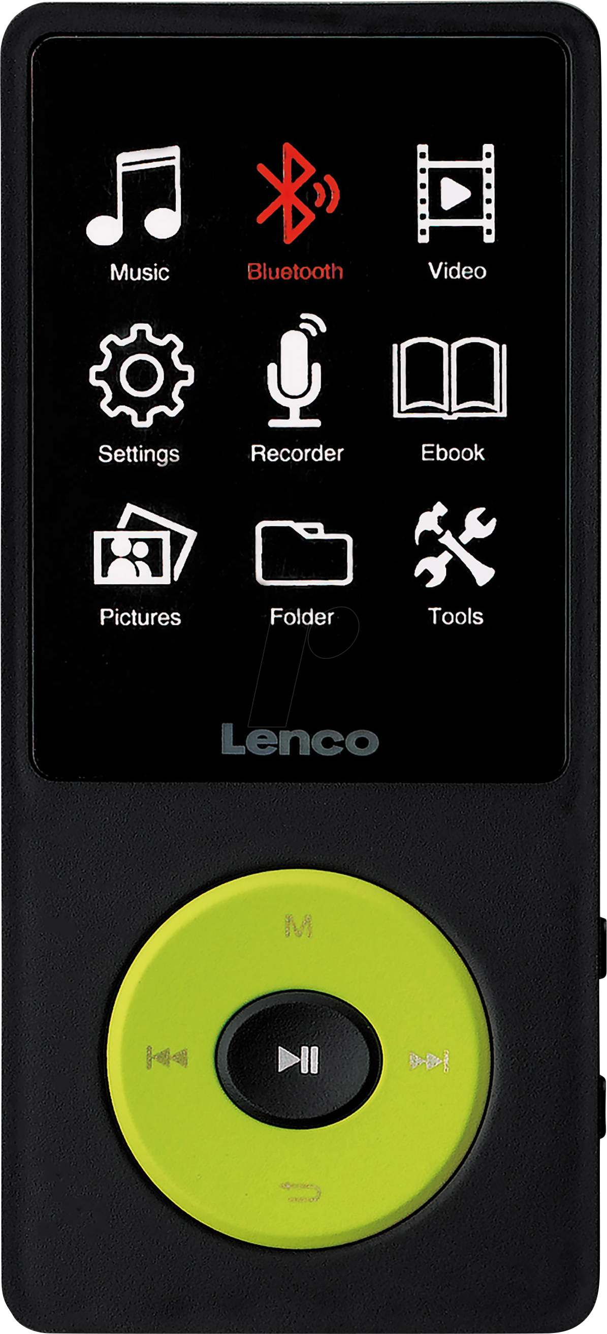 LENCO XEMIO860GN - MP4-Player, 8GB, Bluetooth, Akku, grün