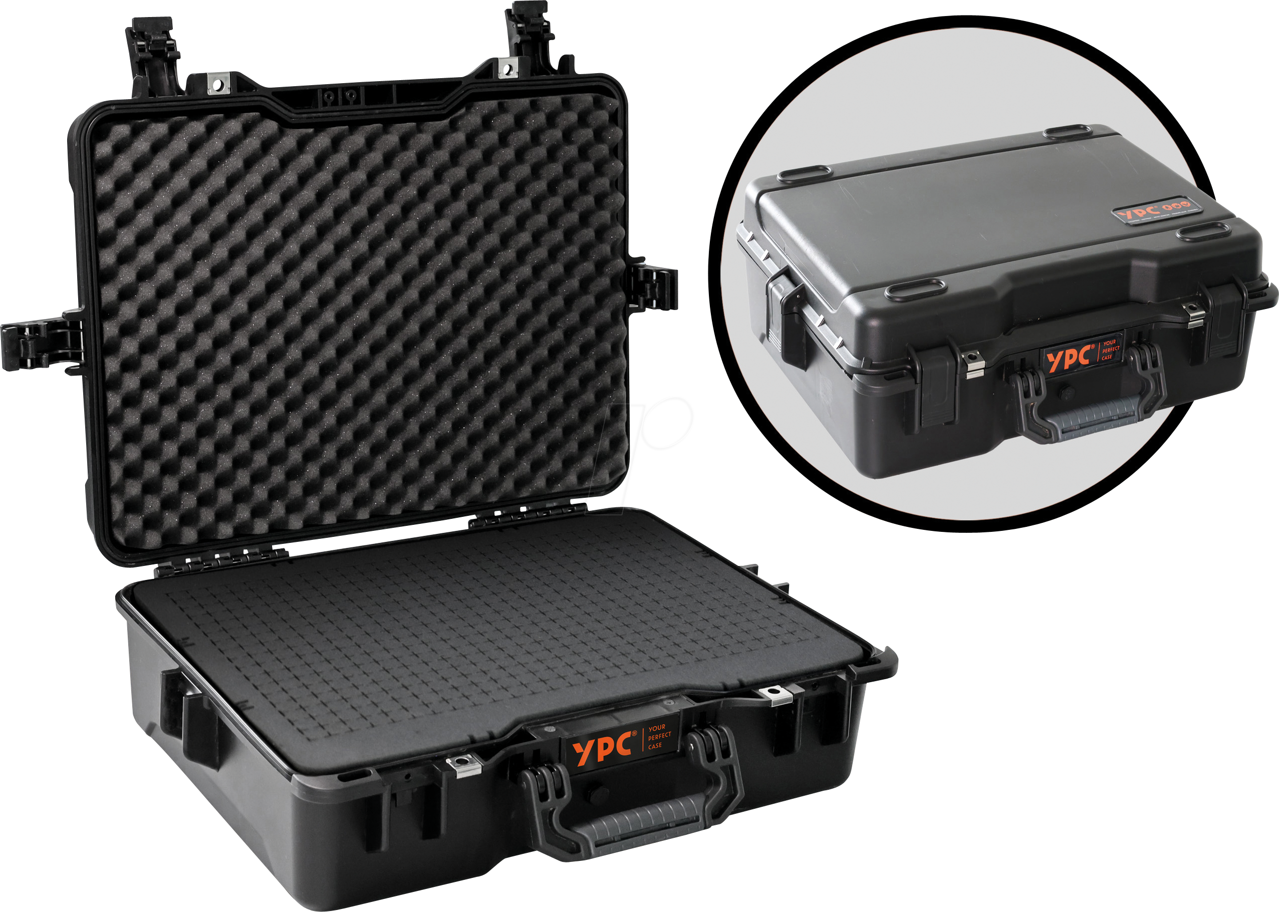 YPC CS00002BKCB - Xplorer Case XL, Outdoor Case, Schwarz, 530x400x180mm