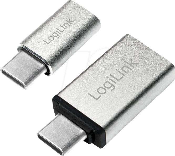 LOGILINK AU0040 - Adapter Set, C zu USB 2.0 Micro B und C zu USB 3.0 A