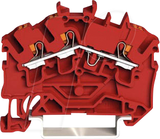 WAGO 2202-6303 - Durchgangsklemme, 3-Leiter, Ø 0,25 - 4 mm²