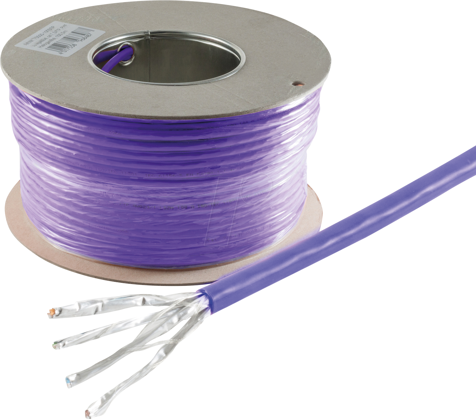 SHVP 75500A100S - Verlegekabel Cat.7A Halogenfrei 100 m