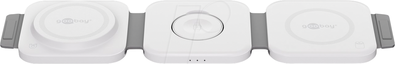 GB 65312 - Kabelloses 3in1-Ladegerät, faltbar, 15 W, weiß