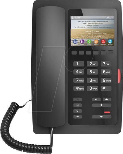 FANVIL H5WB - Hotel IP-Telefon, schwarz