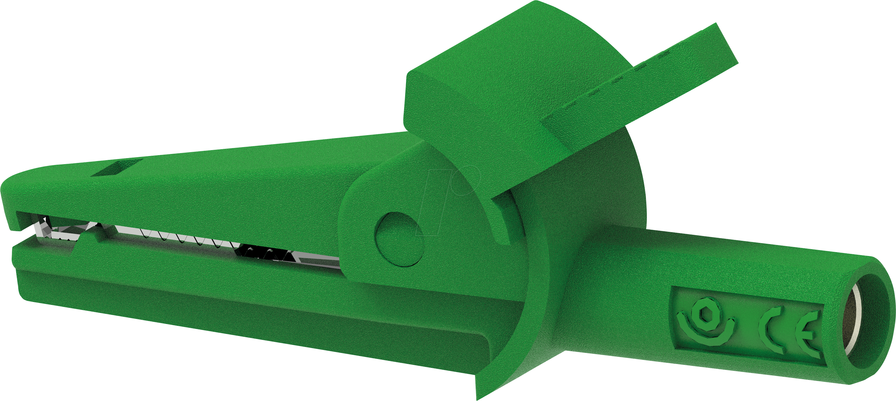 PJP 5002-D4-GN - Sicherheits-Krokodilklemme, 4 mm, grün