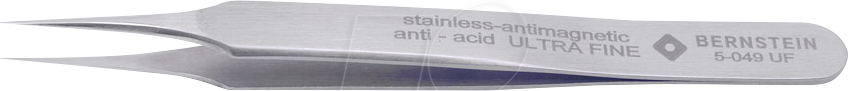 Thumbnail - BERN 5 049 UF - SMD-Pinzette ULTRA FINE, gerade, sehr fein, 110 mm